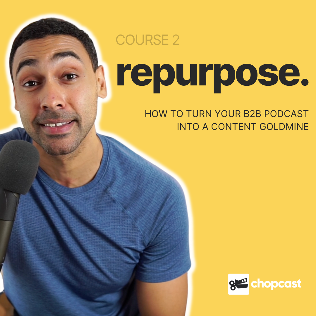 chopcast record course -